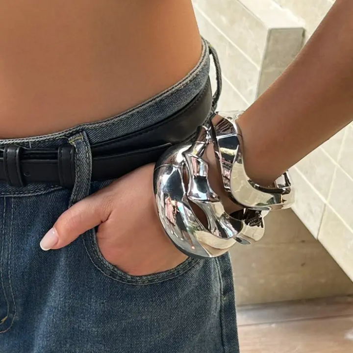 Silver Bangle Set
