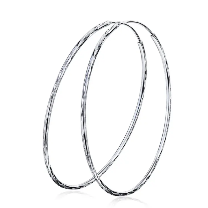 Sterling Silver Hoop Earrings