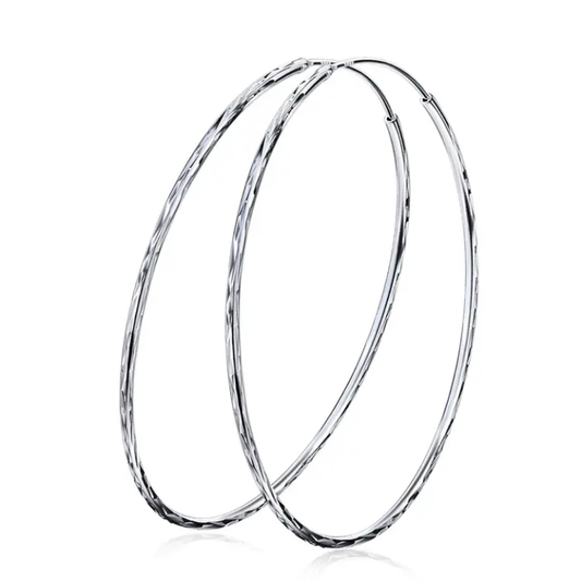 Sterling Silver Hoop Earrings