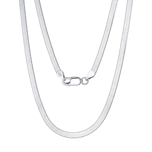 Silver Herringbone Chain